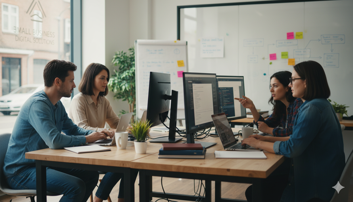 Ons team aan het werk